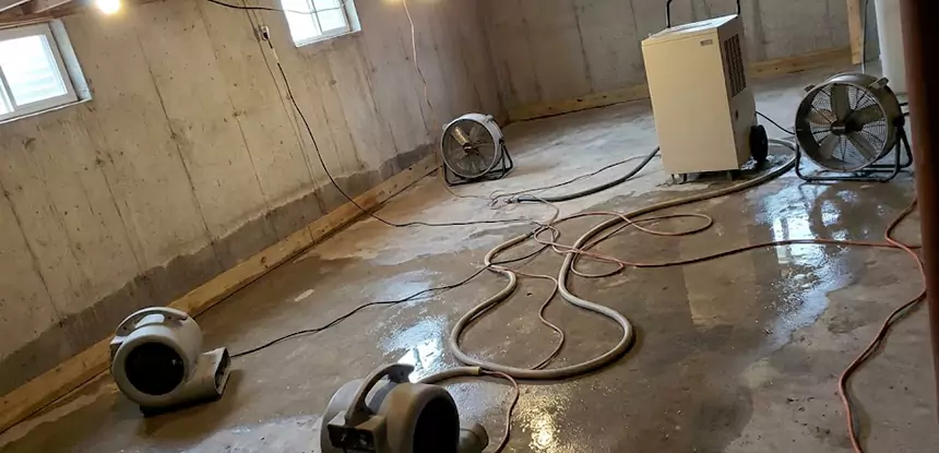 Basement Flood Cleanup
