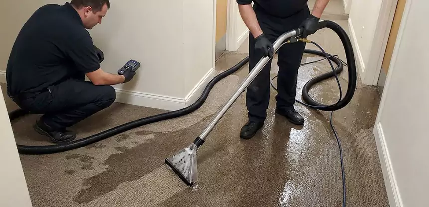 Basement Flooded Carpet Soaked Recovery in Lenexa