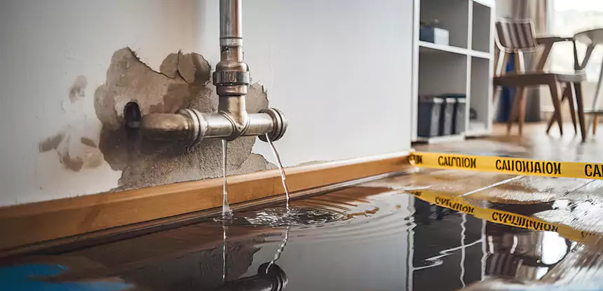 Burst Pipe Cleanup in Lenexa