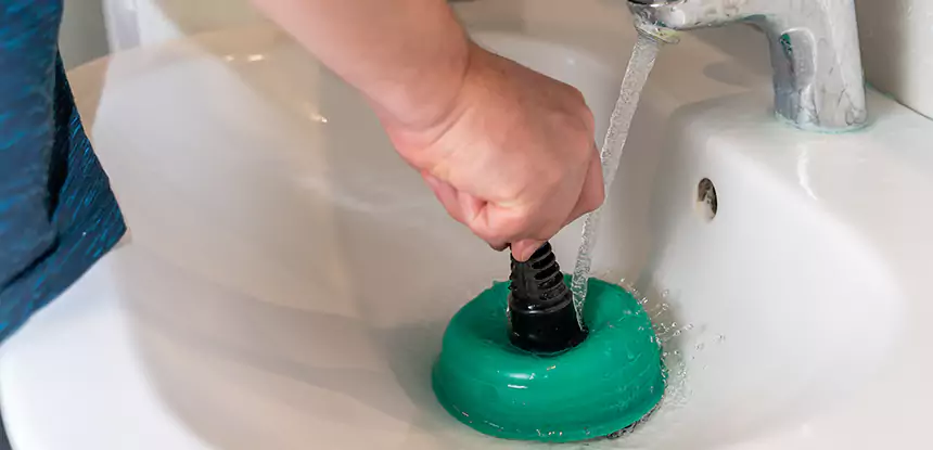 Sink Standing Water Blockage Removal in Lenexa