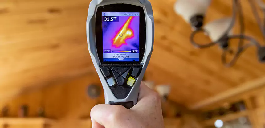 Infrared Camera Roof Leak Detection in Lenexa