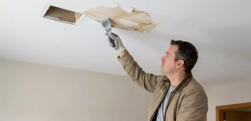 Dry Ceiling After Water Leak in Lenexa